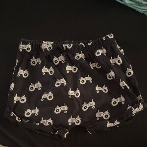 GAP Kids Black Tractor Print Shorts